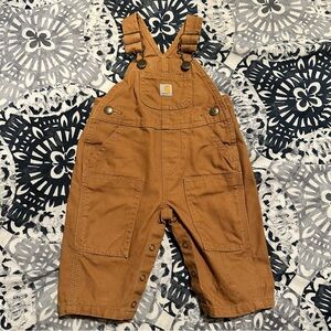 Carhartt Kids Tan Overalls
